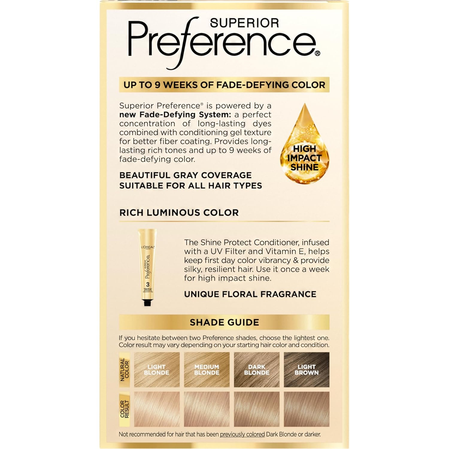 image:imageLOreal Paris Superior Preference Luminous FadeDefying Permanent Hair Color Hair Dye For Up to 9 Weeks of Radiance Medium Golden Brown 5G 1 Hair Dye Kit85A Champagne Blonde
