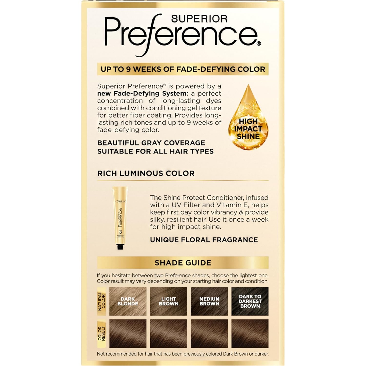 image:imageLOreal Paris Superior Preference Luminous FadeDefying Permanent Hair Color Hair Dye For Up to 9 Weeks of Radiance Medium Golden Brown 5G 1 Hair Dye Kit05 Medium Brown