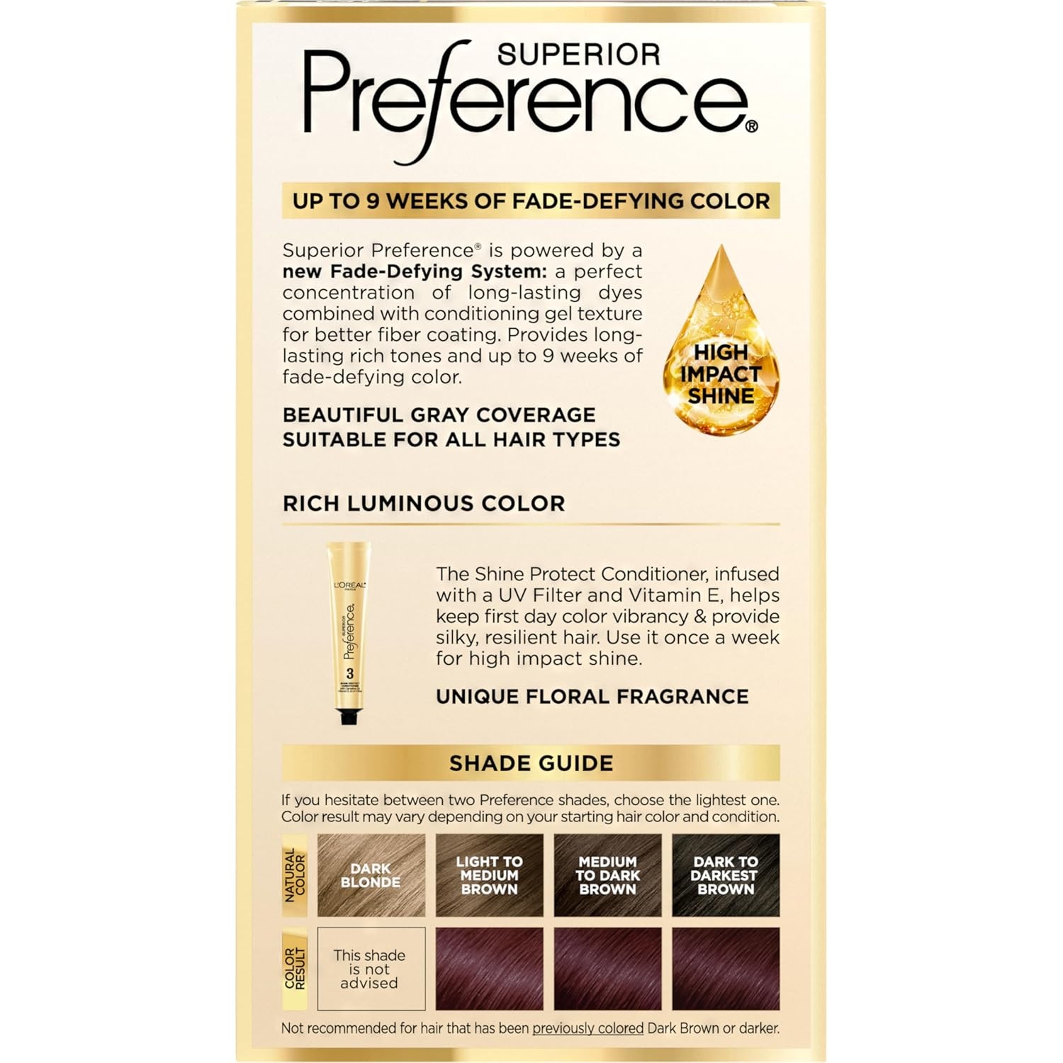 image:imageLOreal Paris Superior Preference Luminous FadeDefying Permanent Hair Color Hair Dye For Up to 9 Weeks of Radiance Medium Golden Brown 5G 1 Hair Dye Kit4M Dark Mahogany Brown