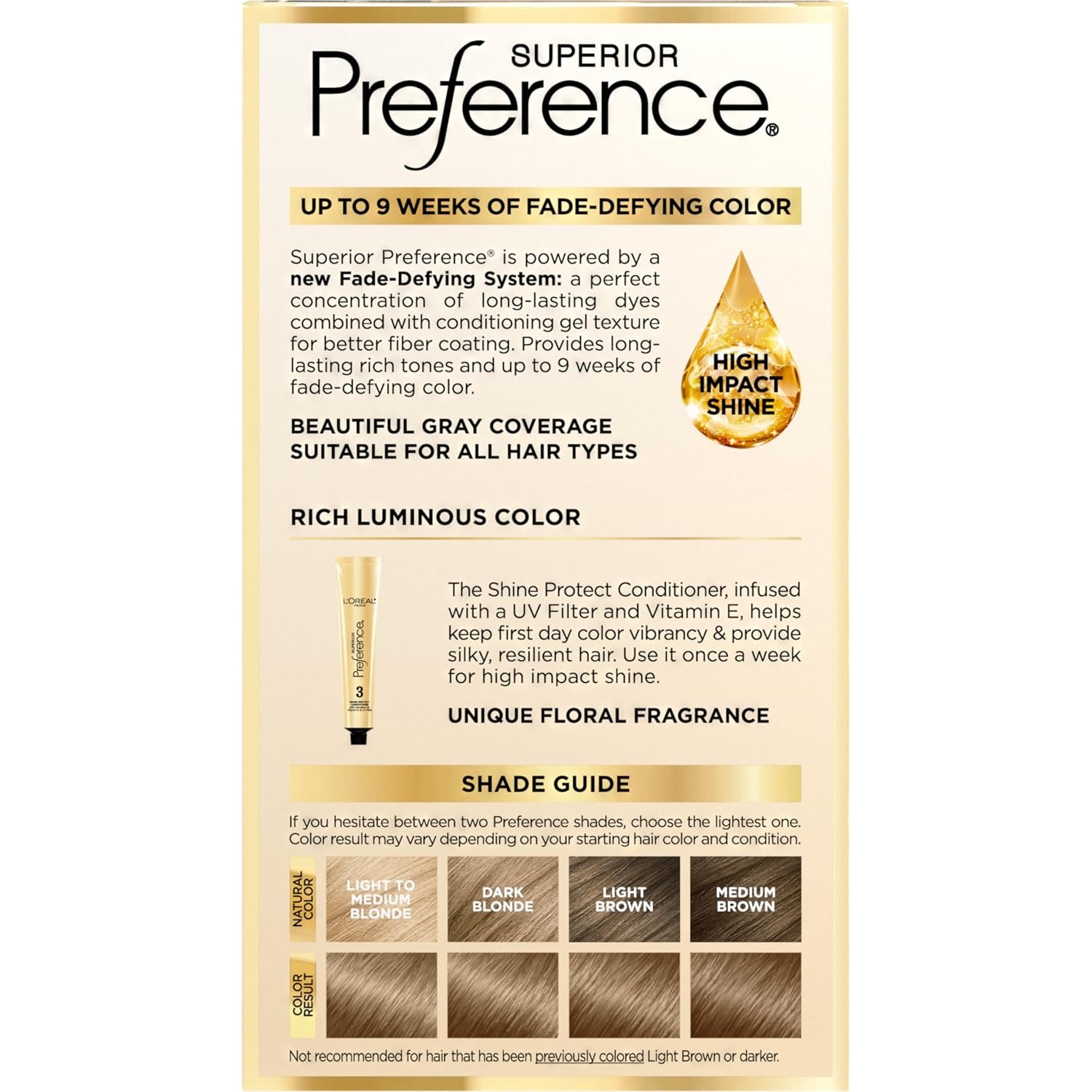 image:imageLOreal Paris Superior Preference Luminous FadeDefying Permanent Hair Color Hair Dye For Up to 9 Weeks of Radiance Medium Golden Brown 5G 1 Hair Dye Kit07 Dark Blonde
