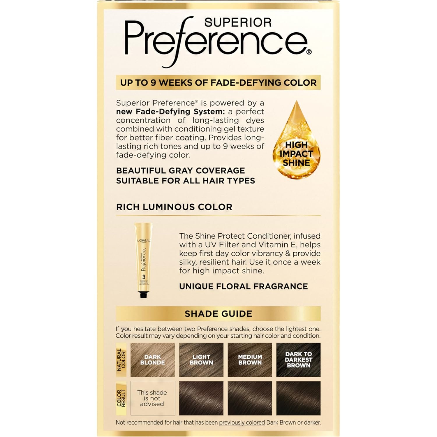 image:imageLOreal Paris Superior Preference Luminous FadeDefying Permanent Hair Color Hair Dye For Up to 9 Weeks of Radiance Medium Golden Brown 5G 1 Hair Dye Kit5A Medium Ash Brown
