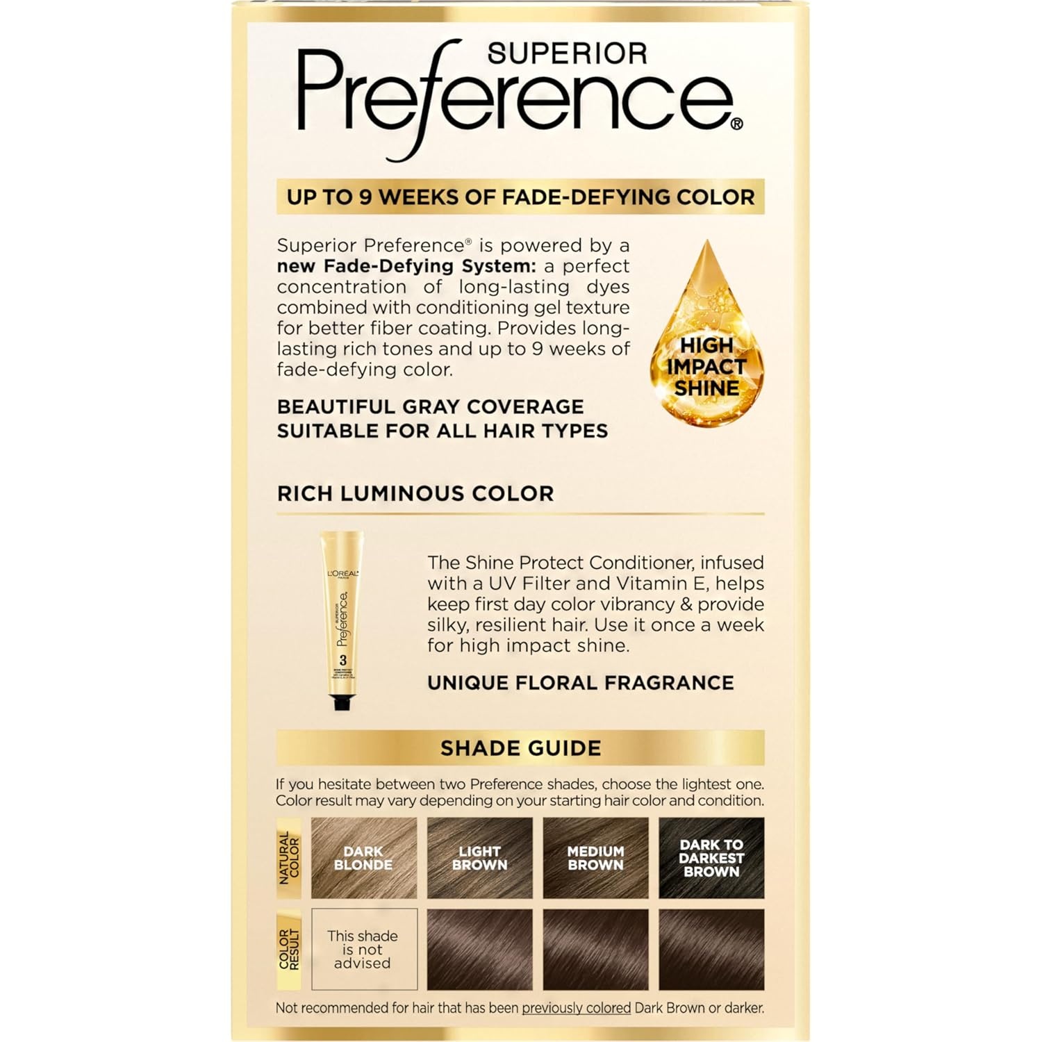 image:imageLOreal Paris Superior Preference Luminous FadeDefying Permanent Hair Color Hair Dye For Up to 9 Weeks of Radiance Medium Golden Brown 5G 1 Hair Dye Kit5C Cool Medium Brown