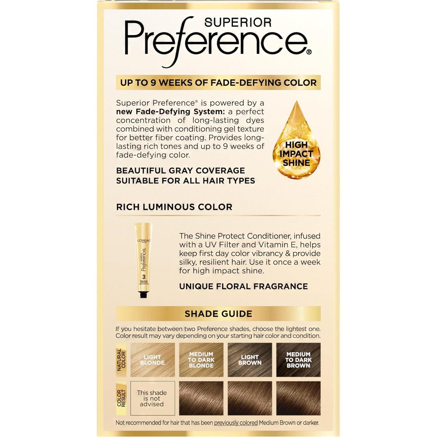 image:imageLOreal Paris Superior Preference Luminous FadeDefying Permanent Hair Color Hair Dye For Up to 9 Weeks of Radiance Medium Golden Brown 5G 1 Hair Dye Kit06 Light Brown