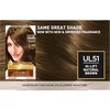 L’Oreal Paris Superior Preference Luminous Fade-Defying Permanent Hair Color, Hair Dye For Up to 9 Weeks of Radiance, Medium Golden Brown 5G, 1 Hair Dye Kit(UL51 Hi-Lift Natural Brown)