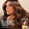 L’Oreal Paris Superior Preference Luminous Fade-Defying Permanent Hair Color, Hair Dye For Up to 9 Weeks of Radiance, Medium Golden Brown 5G, 1 Hair Dye Kit(01 Ultimate Black)