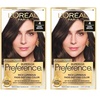 L’Oreal Paris Superior Preference Luminous Fade-Defying Permanent Hair Color, Hair Dye For Up to 9 Weeks of Radiance, Medium Golden Brown 5G, 1 Hair Dye Kit(4 Dark Brown)